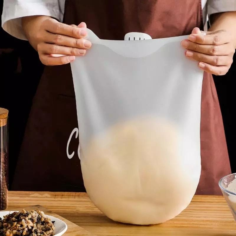 Silicone Flour Mixture Bag, Silicone kneading Dough Bag, Mixing Preservation Kitchen Tool, Soft Silicone Flour Mixing Bag Silicone Flour Mixture Bag, Silicone kneading Dough Bag, Mixing Preservation Kitchen Tool, Soft Silicone Flour Mixing Bag